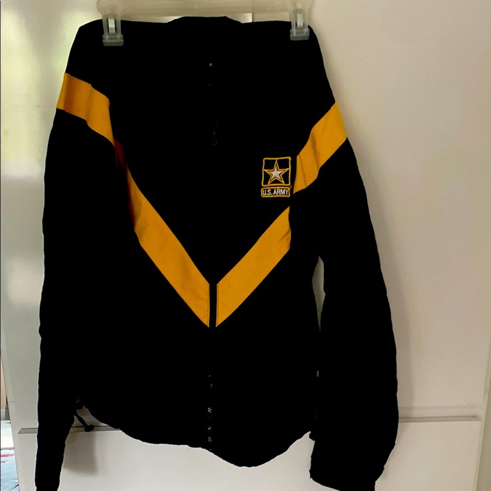 U.S. Army Black Jacket with Yellow Star Patch unisex